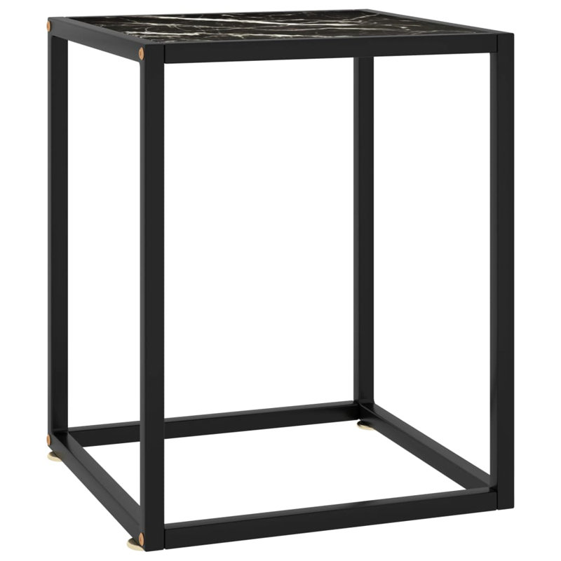Ebern Designs Frame Single Coffee Table, 19.7" H x 15.7" L x 15.7" W, Black