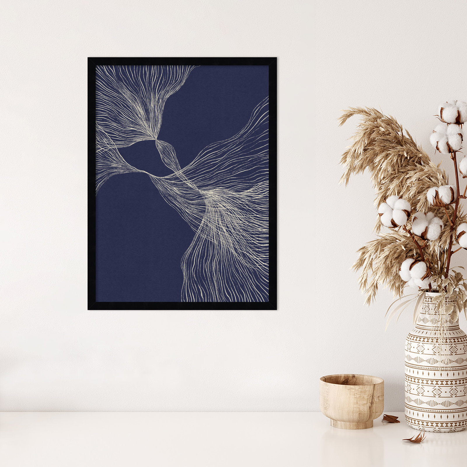 Interaction 1 by Alisa Galitsyna, Black, 25" H x 19" W x 1" D