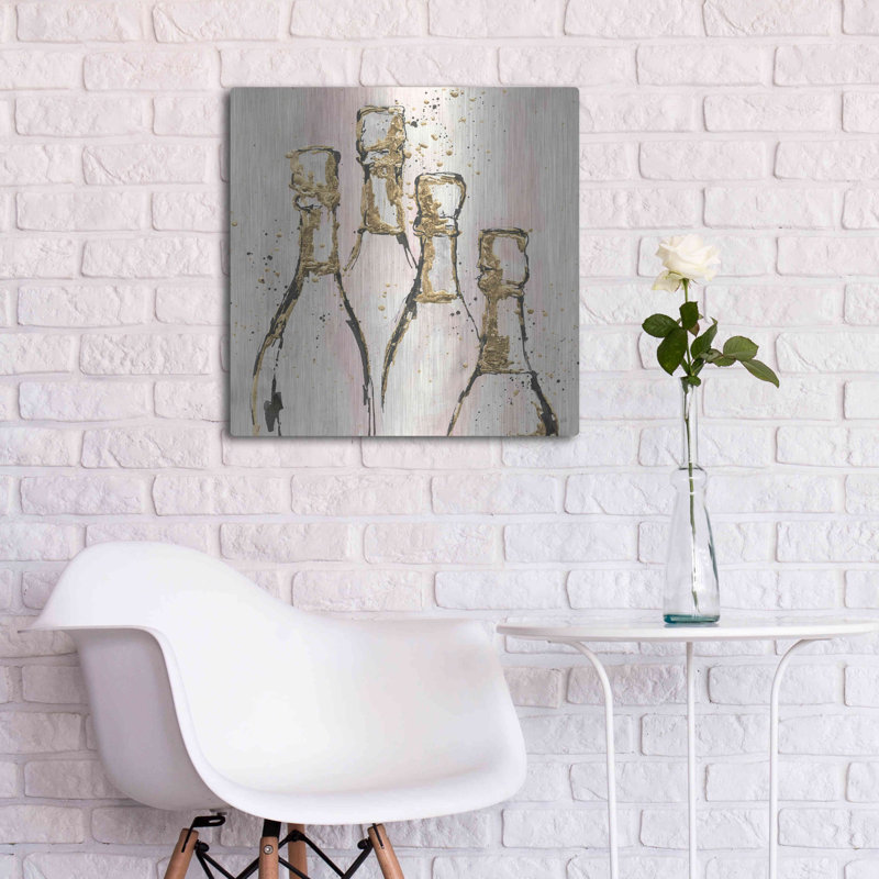 «Champagne Is Grand II» par Chris Paschke, H 24 po x l 24 po