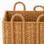 Panier de rangement décoratif et fonctionnel tissé à la main Cole et Grey Seagrass avec poignées tressées