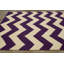 Tapis à motif de chevrons mauve Billylee-2126468068