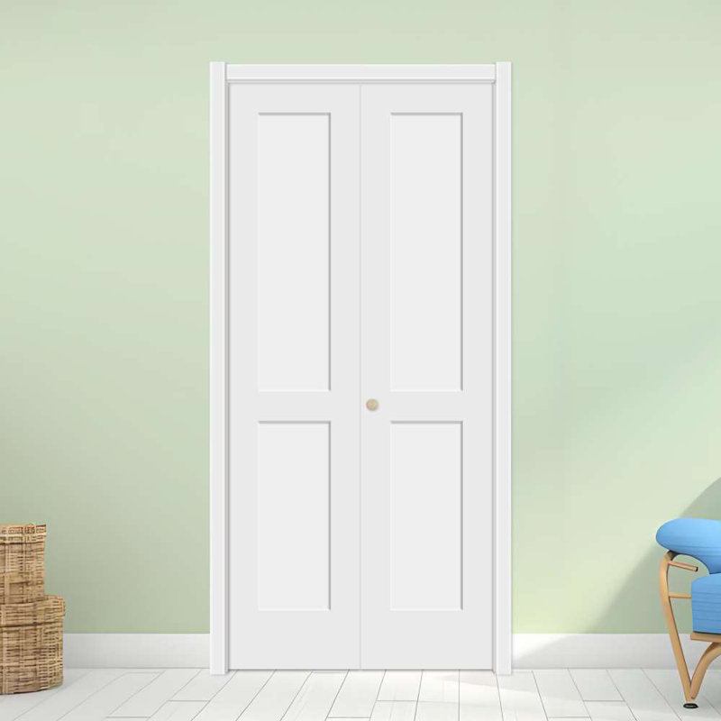 Porte pliante à 2 panneaux de 1 à 3 panneaux de 1-3 / 8 po d'épaisseur, 36 po x 80 po