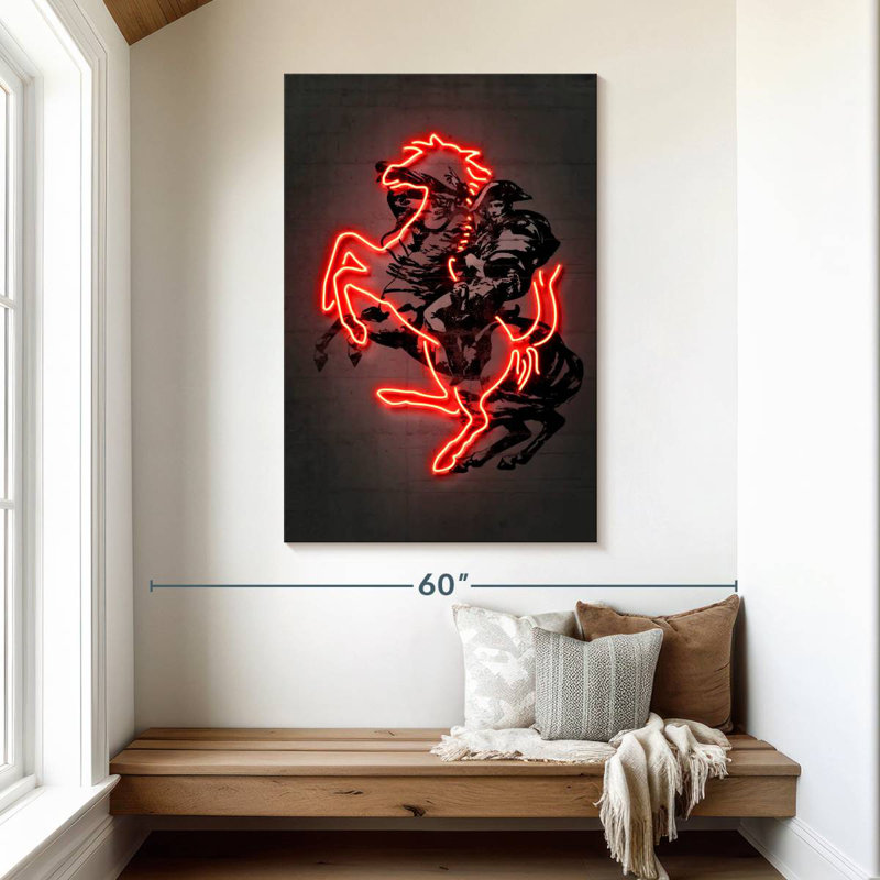 Glowing Napoleon, 48" H x 32" W