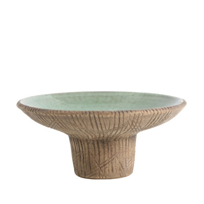 Footed Pedestal - Sm, Ceramic