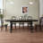 Black Oval Solid Wood Dining Table-2048091320