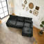 Canapé modulaire profond 99 po en forme de L modulaire Chenille-1580927066