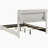 White High Gloss 4-Piece Queen Bedroom Set