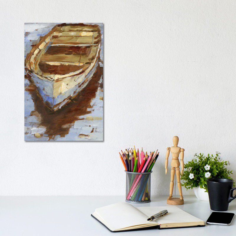 Warm Light II by Ethan Harper - Wrapped Canvas Painting, 30.48cm H x 20.32cm W x 1.91cm D