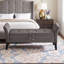 Banc de lit avec velours de rangement-631325905
