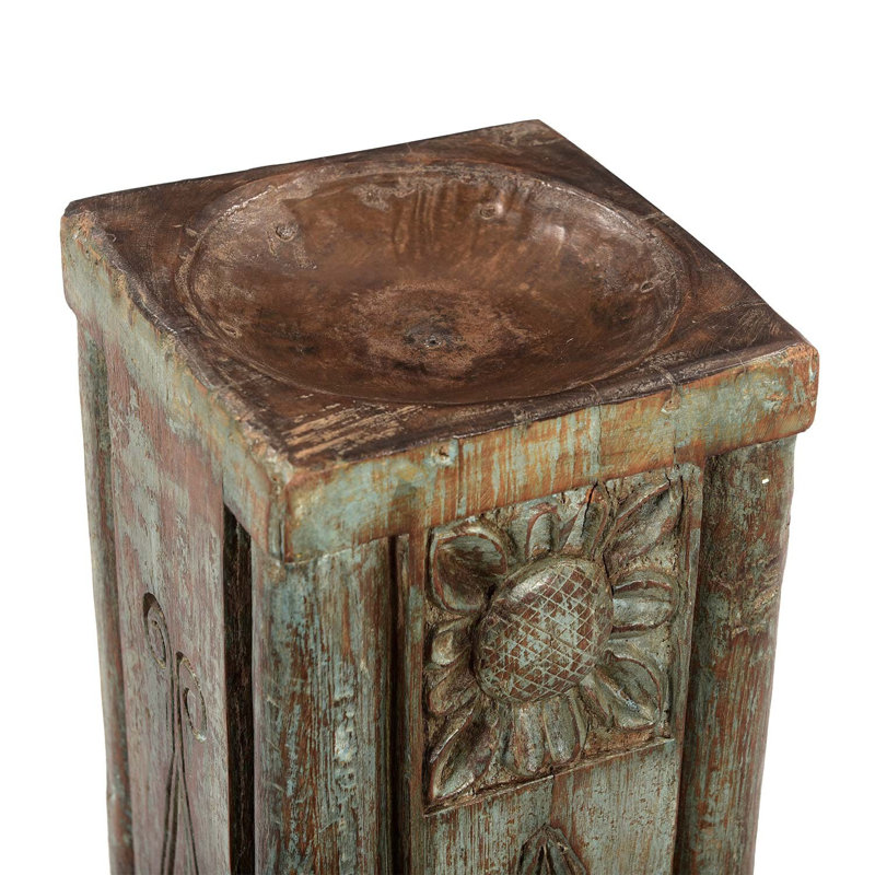 25'' H Solid Wood Candlestick