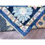 Tapis angus afghan Oushak en laine noué à la main 10 pi x 13 pi 9 po FE0F4EFDD4A144F5B153725BD6ED946E