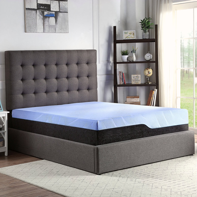 Refresh 12 Inch Hybrid Cooling Fast Responding Latex Foam And Coil Adult Mattress, Twin