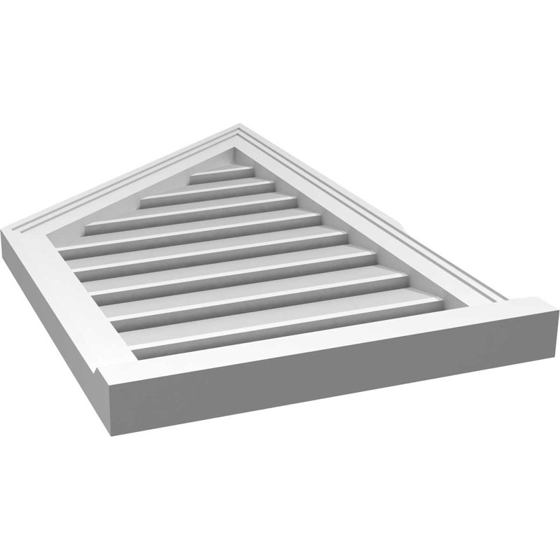 Bouche en uréthane fonctionnelle demi-pointe à montage sur surface gauche Signature, H 32 po x l 18 po x P 2 po