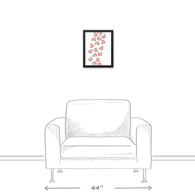 Art encadré Simple Path, H 15,75 po x l 12,75 po x P 1,75 po