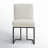 Bende Modern Fabric Upholstered Side Chairs with Metal Sled Base-1633455400
