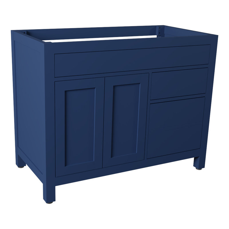 Dayton 42'' Single Bathroom Vanity Base Only,  Navy Blue
