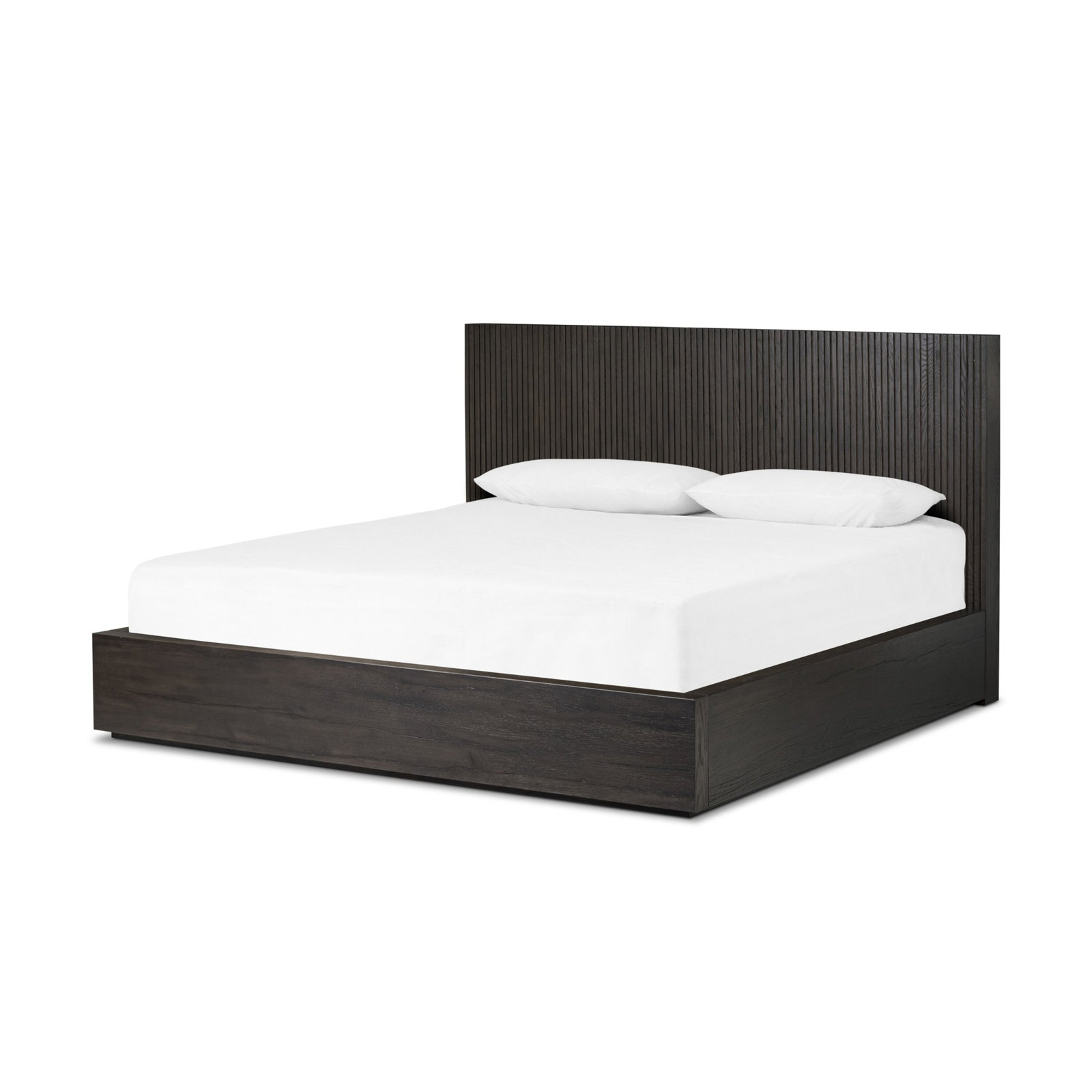 Leo Bed-Smoked Black-Queen, King, Smoked Black