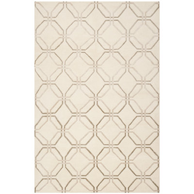 Ivory Geometric Rug