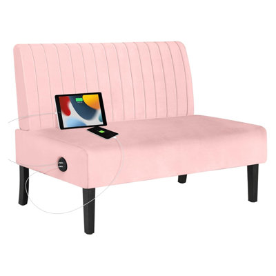 43”W Uphostered Bench, Loveseat Dining Banquette