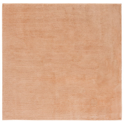 Machine Washable Performance Faux Rabbit Fur Solid Color Area Rug