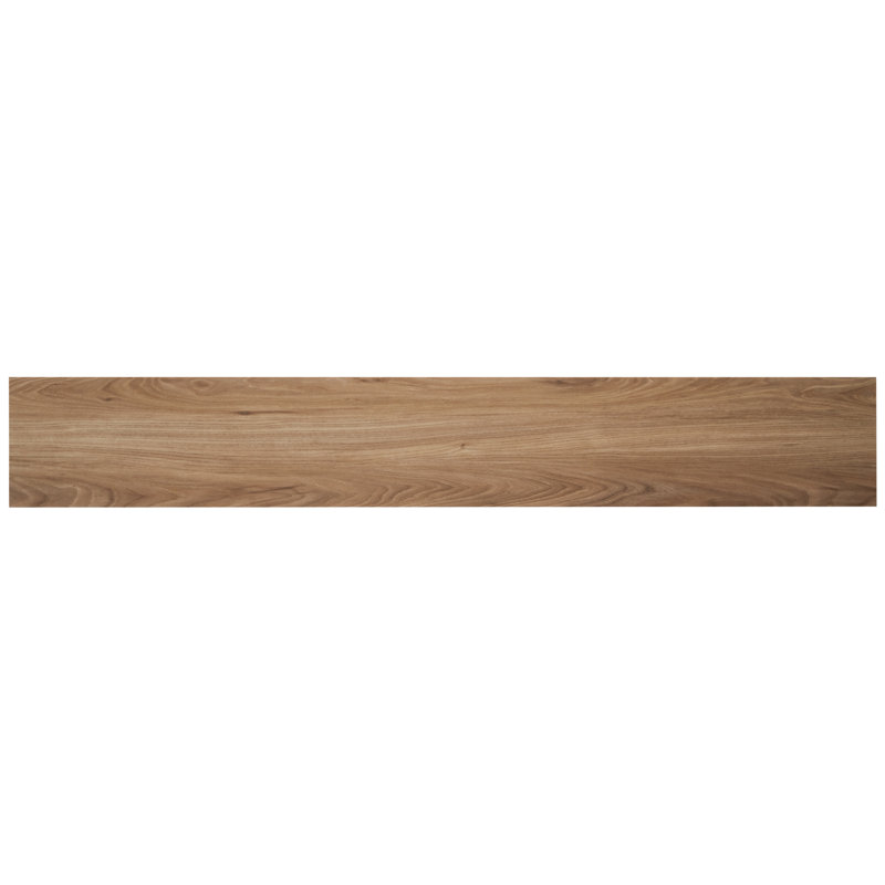 9 po. X 60 po Carrelage de sol en vinyle Loose Lay Matte Luxury (37,5 pieds carrés / caisse), Brun