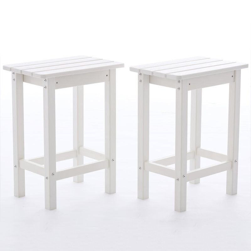 Ensemble de 2 tabourets de bar Hdpe