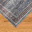 Tapis oriental bleu 5 pi x 8 pi résistant aux taches-1610287759