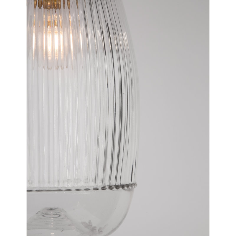1 - Light Satin Gold Jar Pendant