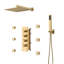 12 Inch Thermostatic Wall Mounted Rainfall Shower System with Rough-in Valve-83255230
