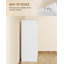 Bathroom Storage Cabinet, Bathroom Floor Cabinet with 3 Open Adjustable Shelves and 2 Doors, Freestanding Bathroom Storage Unit for Living Room, Entryway, Kitchen, White 