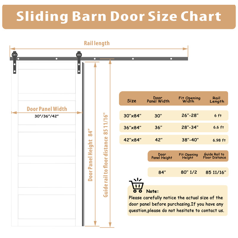Black Barn Door Design - 4 Lite DIY Assemble Solid Wood Prefinished with Installation Hardware Kit, 36" x 84"