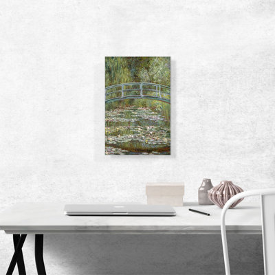 " The Japanese Footbridge " by Claude Monet Painting Print