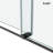 50-55" W X 76" H Frameless Double Sliding Shower Door-114773286