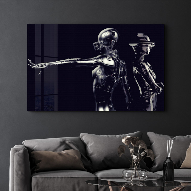 Elegant Tempered Glass Wall Art Painting 100% Tempered Glass, Thickness: 0.16 inches | UV Printed for Vibrant Colors & Durability | Perfect for Home Decor & Modern Aesthetics