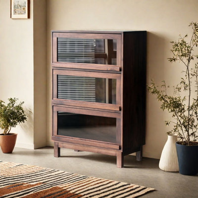 Japanese Style Vintage Display Bookcase