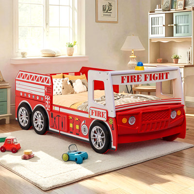 Little Heroes Fire Truck Bed