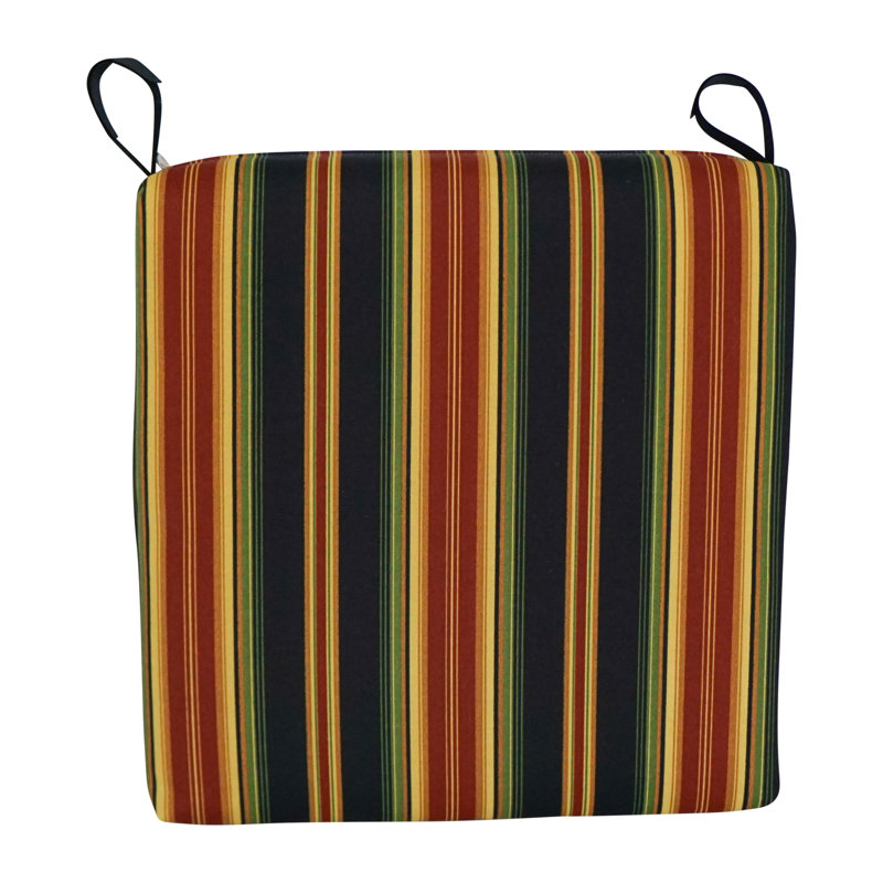 Outdoor 3'' Seat Cushion, Lyndhurst Raven