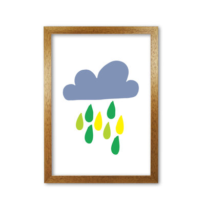 Dark Blue Rain - Print