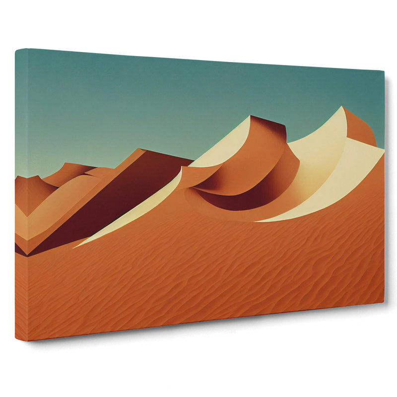 Desert Sand Dunes - Wrapped Canvas, 35cm H x 50cm W x 3cm D