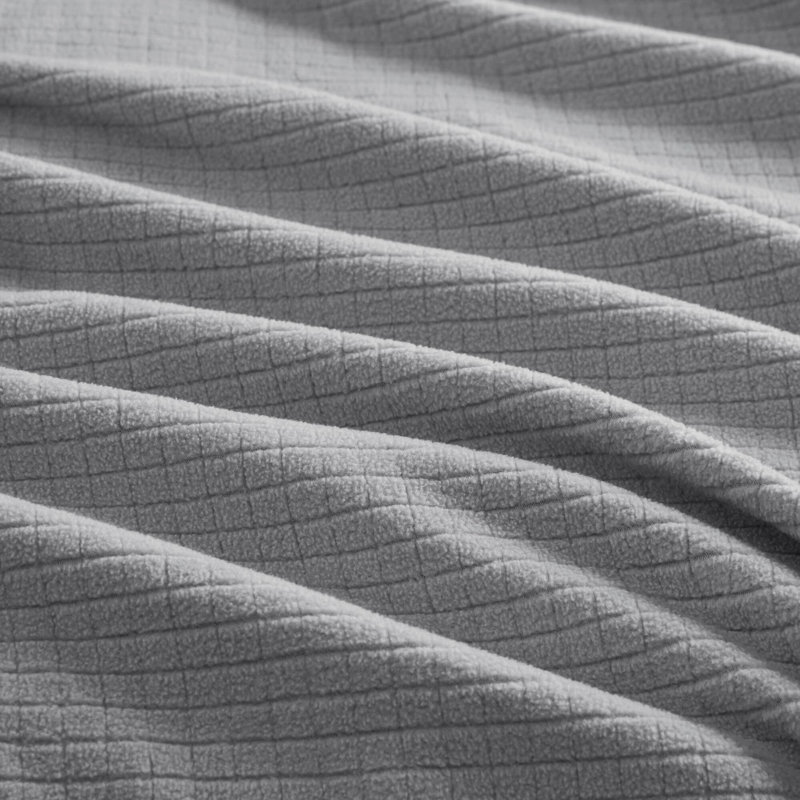 Microfleece Blanket, Twin, Gray