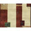 Wool Abstract Area Rug in Rust/Red/White-106952337
