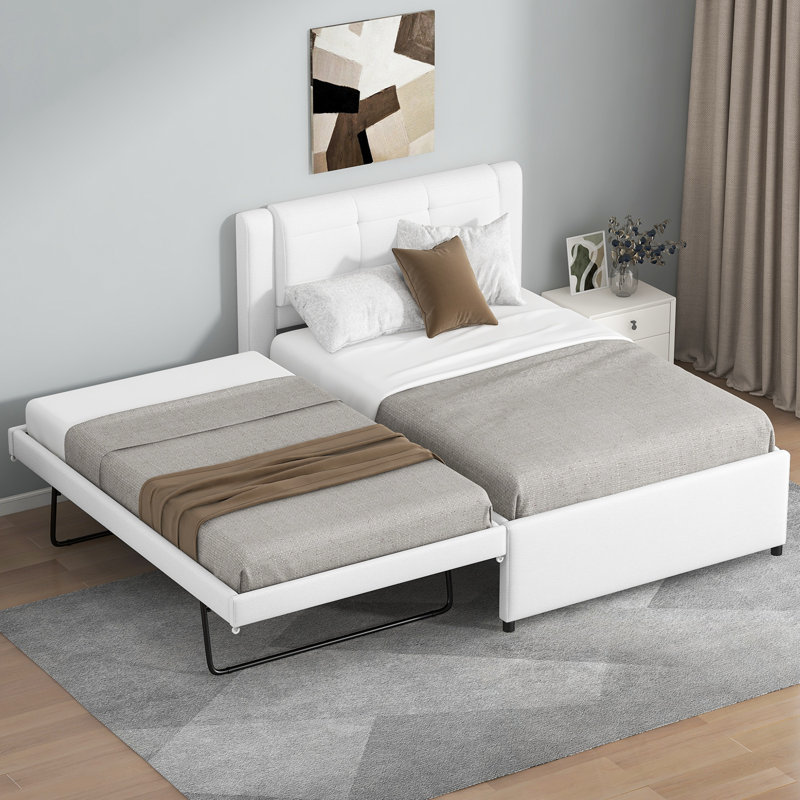 Plateforme d'ameublement simple avec couchette Kirkham, Beige