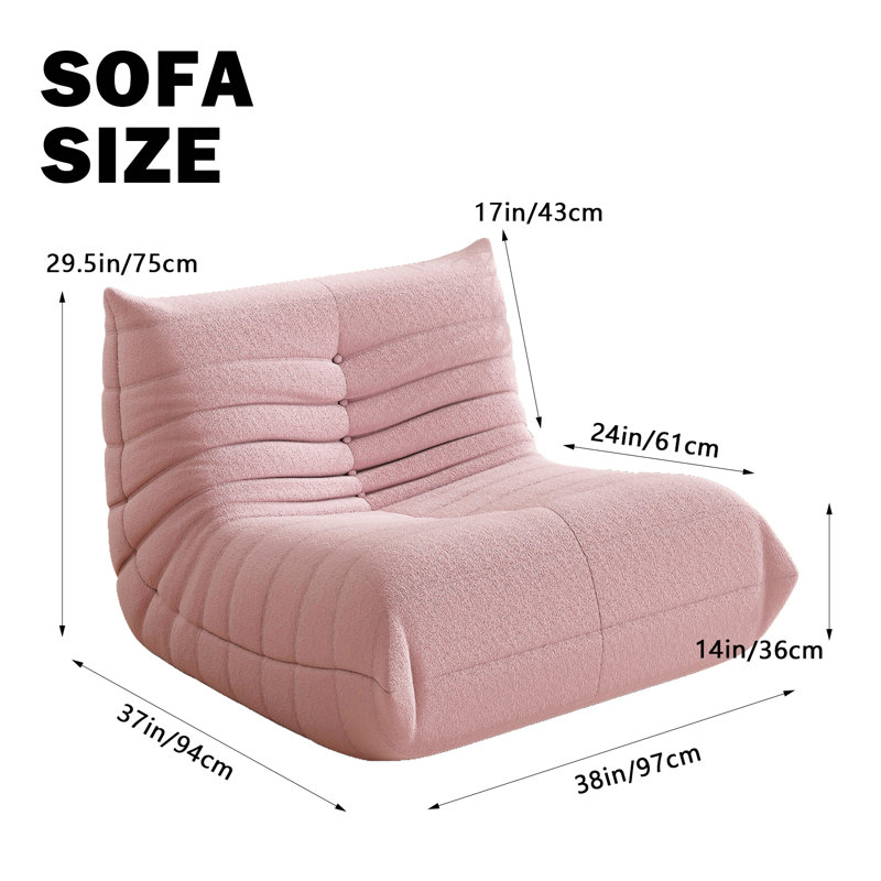 Bean Bag Chair Sofa Sack Big Beanbag Chair For Adults Fireside Bean Bag Lounger Memory Foam Chair For Home, Apartment Or Gaming Venue