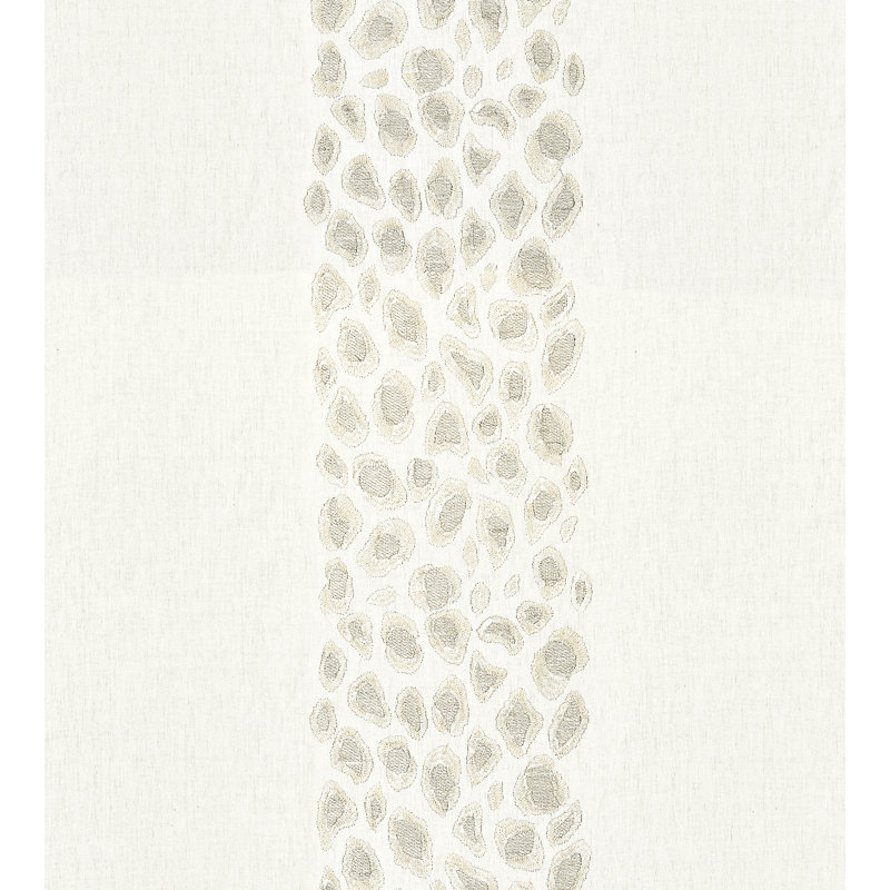 Catwalk Embroidery Cotton Blend Fabric, Pearl
