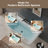 59'' Freestanding Soaking Acrylic Bathtub With Faucet And Hand Shower , All-in-One Design for Effortless Installation