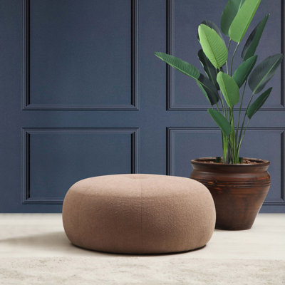 21.7'' Wide Round Cocktail Ottoman