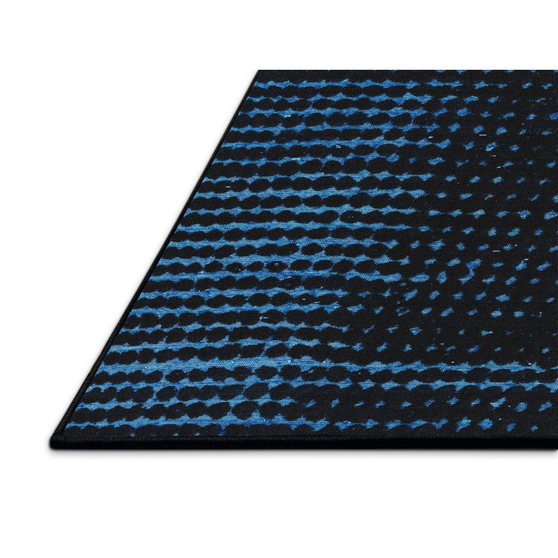 Tapis décoratif multicolore à motif abstrait, Rectangle 2 pi x 4 pi