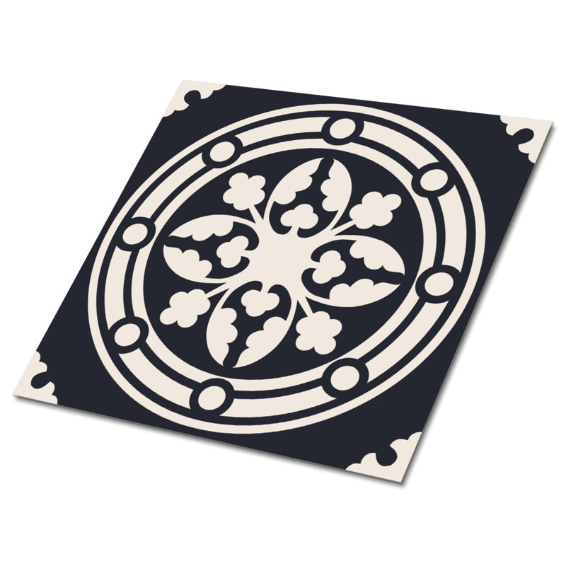 Hristivoj 30cm W x 30cm L Vinyl Peel and Stick Field Tile