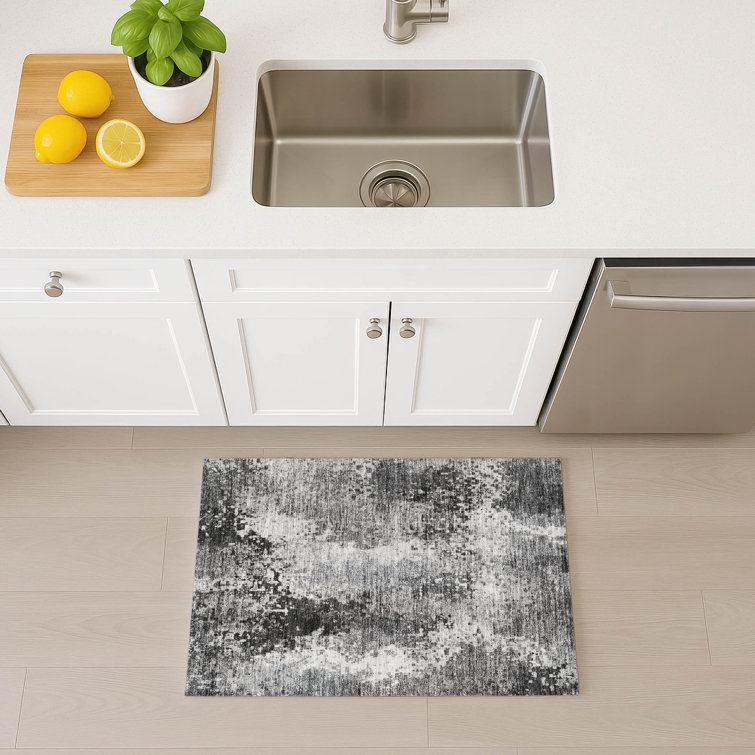Machine Washable Indoor/Outdoor Brenden ACN2242 Abstract Rug
