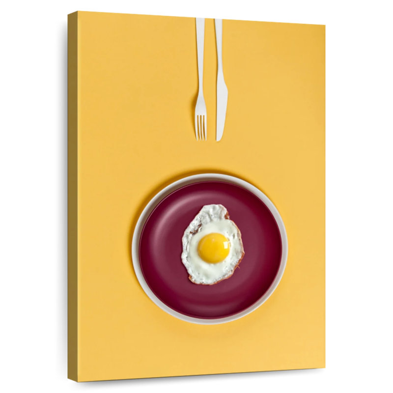 Œuf Yarlin pour le petit déjeuner, H 45 po x l 30 po